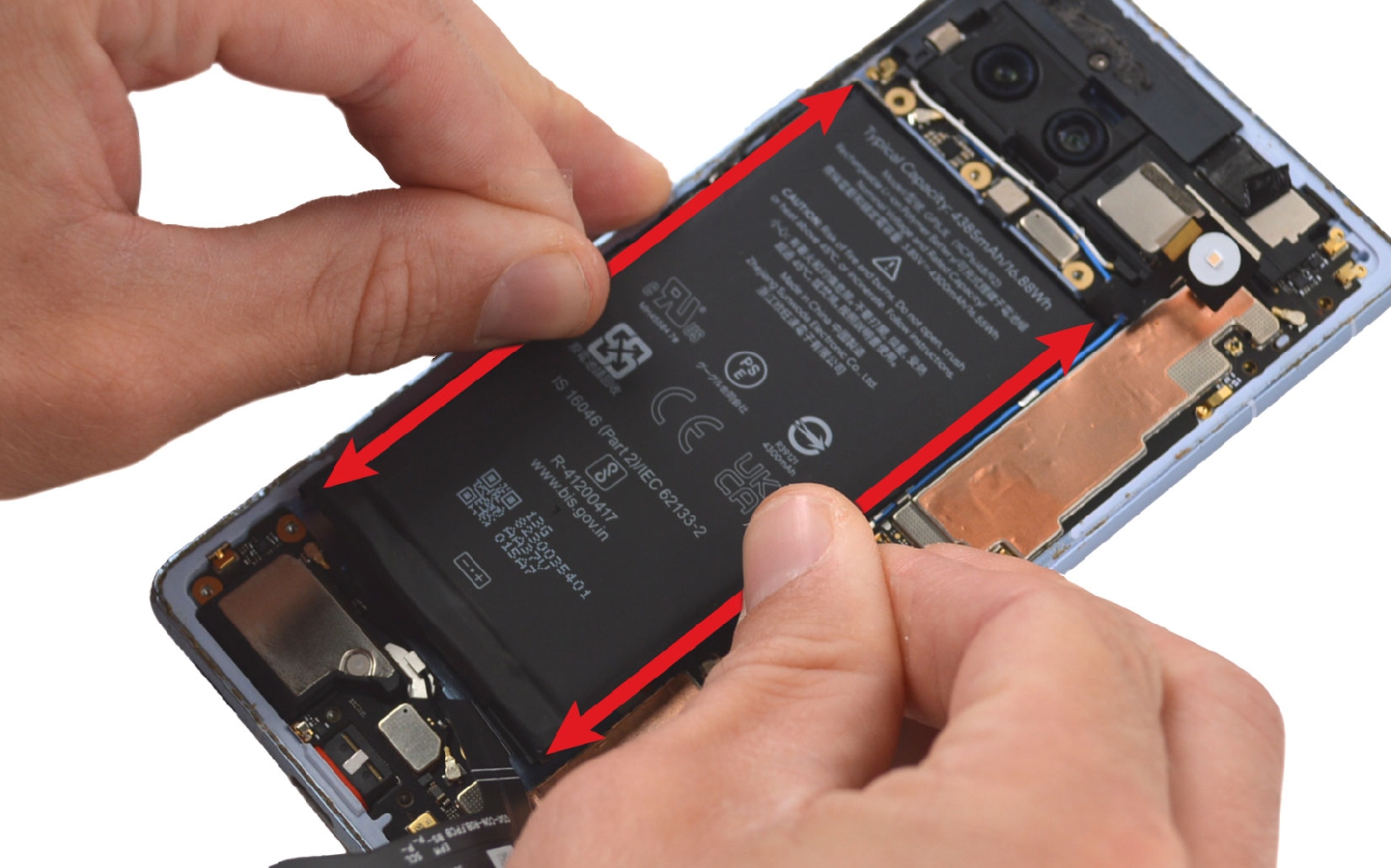 Comment changer la batterie sur Pixel 7A photo 2