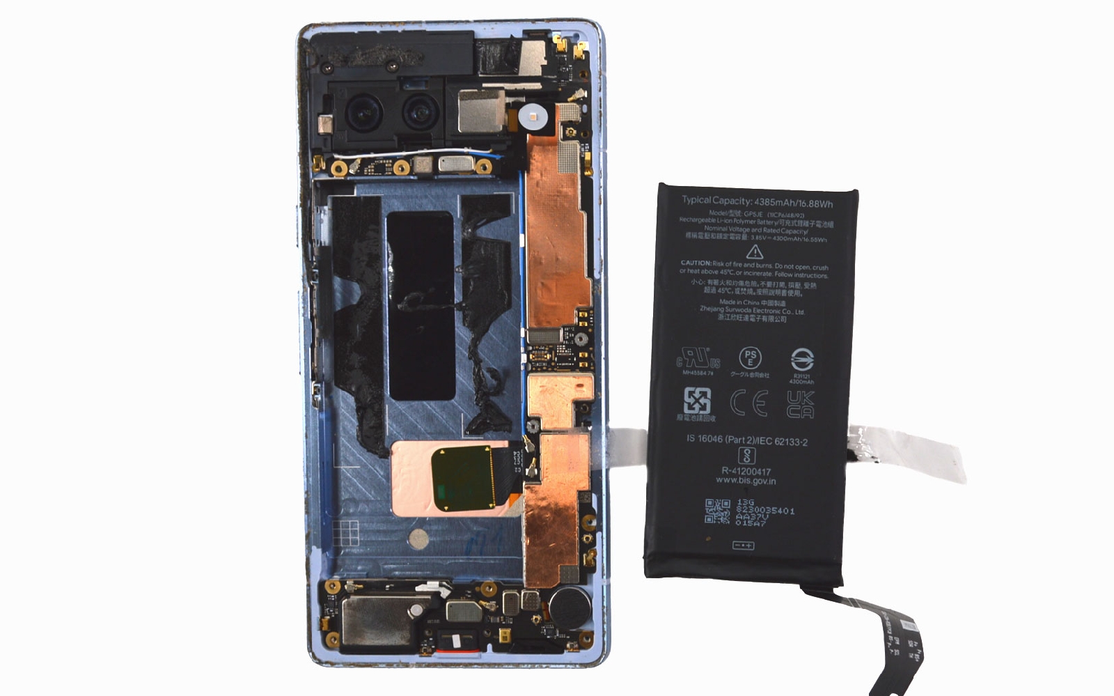 Comment changer la batterie sur Pixel 7A photo 3