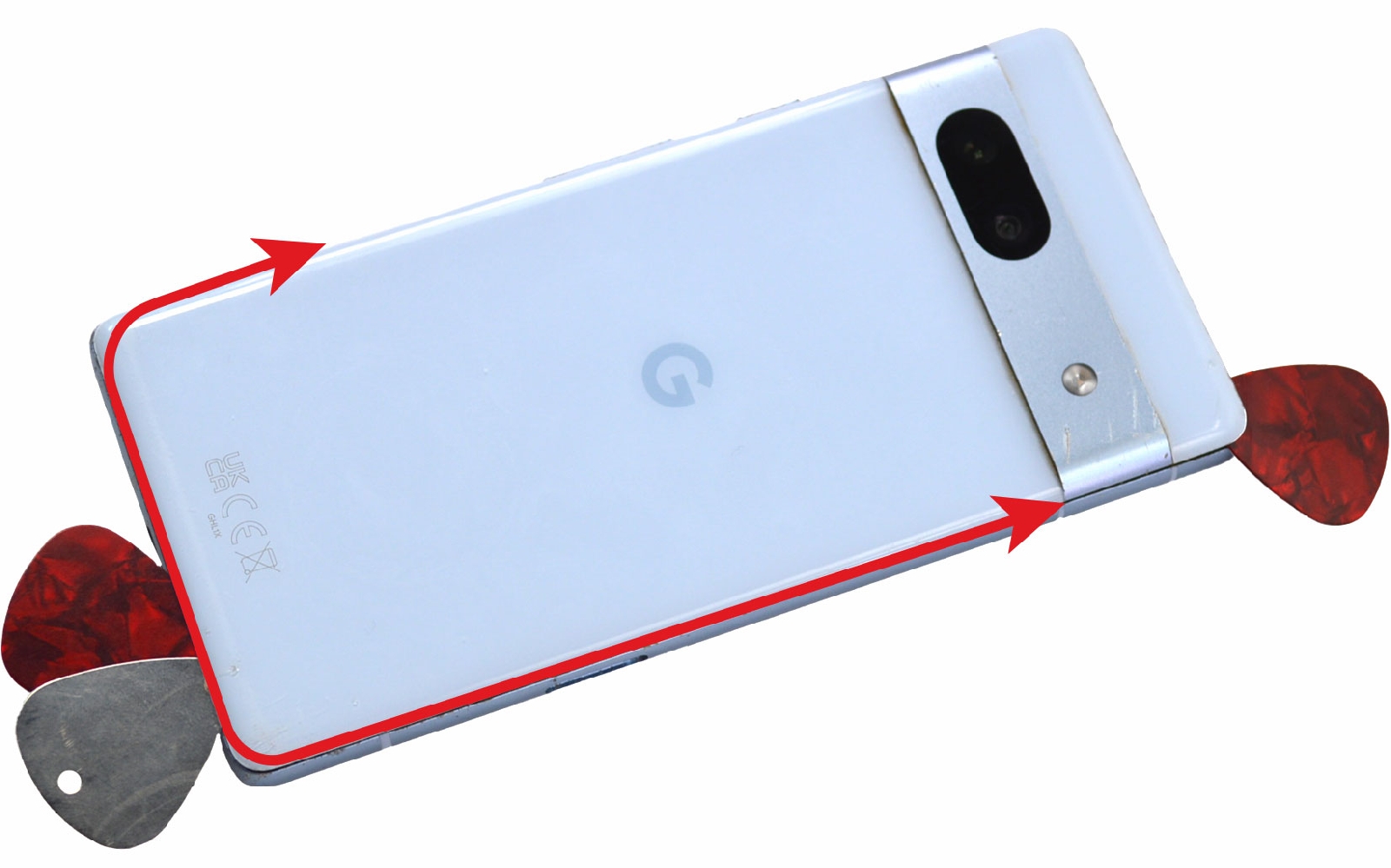 Comment changer la batterie sur Pixel 7A photo 3