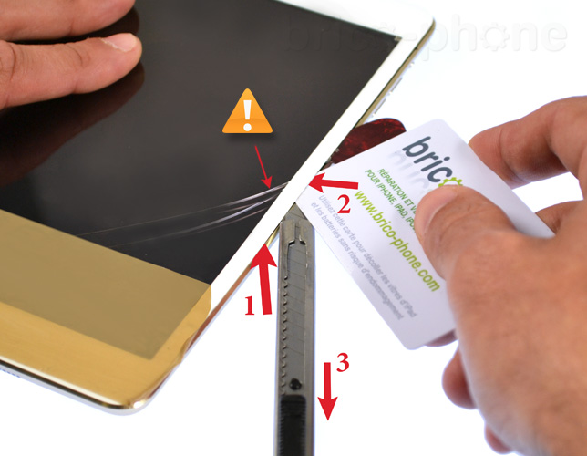 Changement de vitre tactile sur iPad Mini 3 photo 1