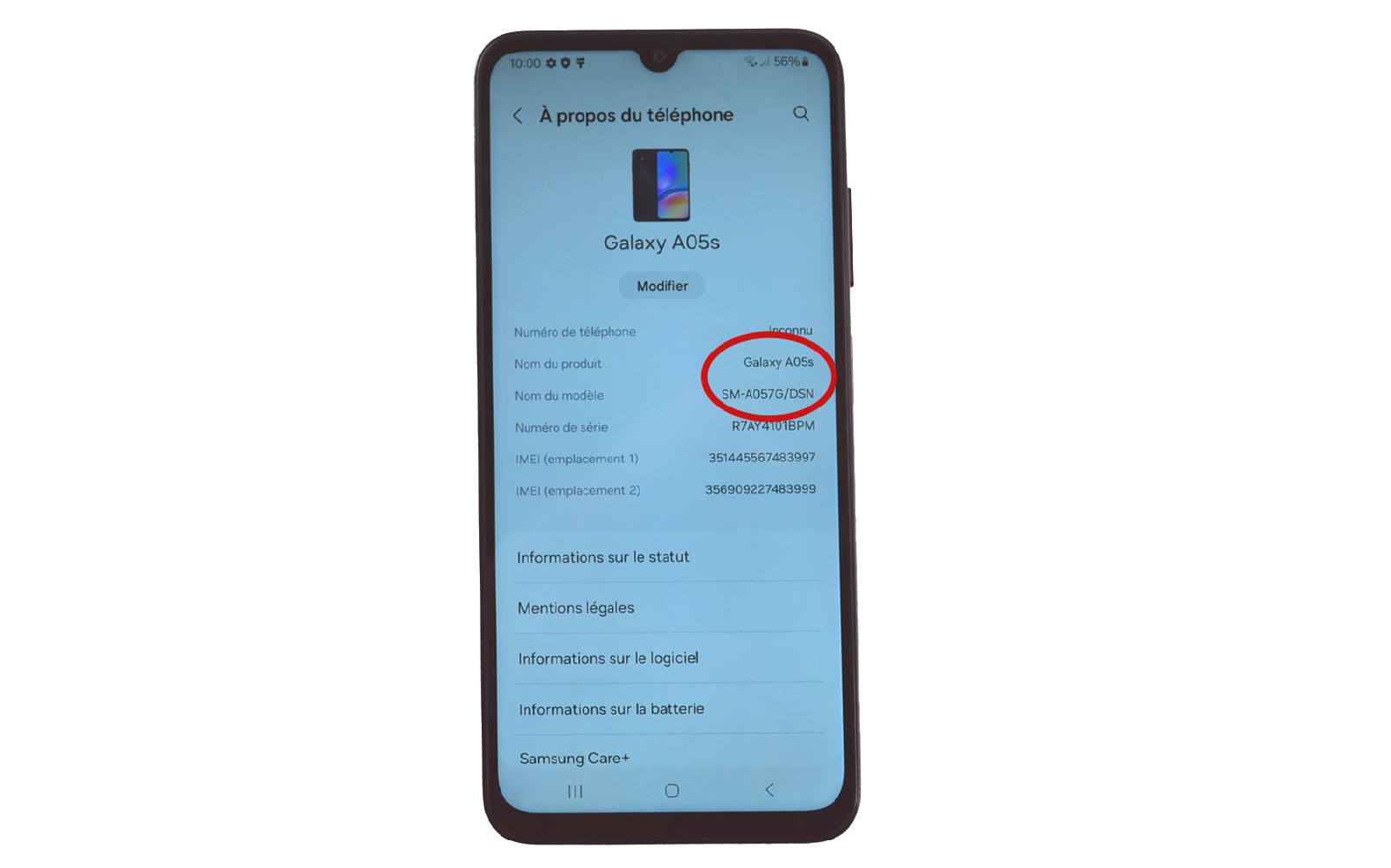 Guide de réparation sur Galaxy A05s photo 1