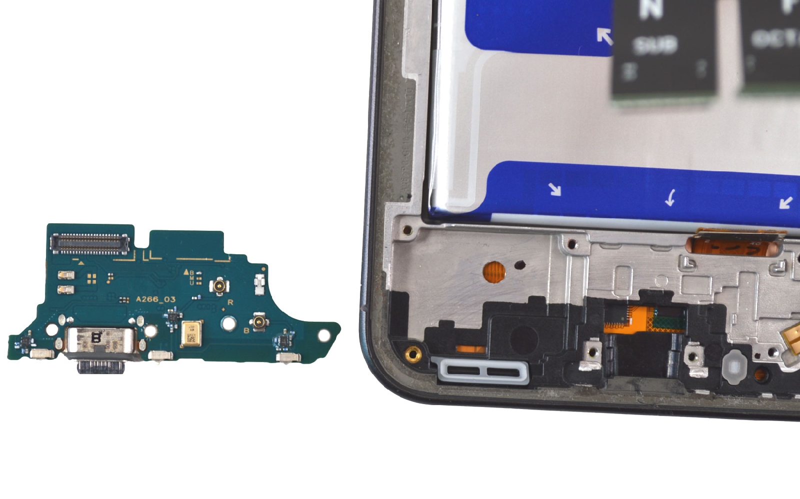 Comment changer le connecteur de charge  sur Galaxy A26 5G photo 4