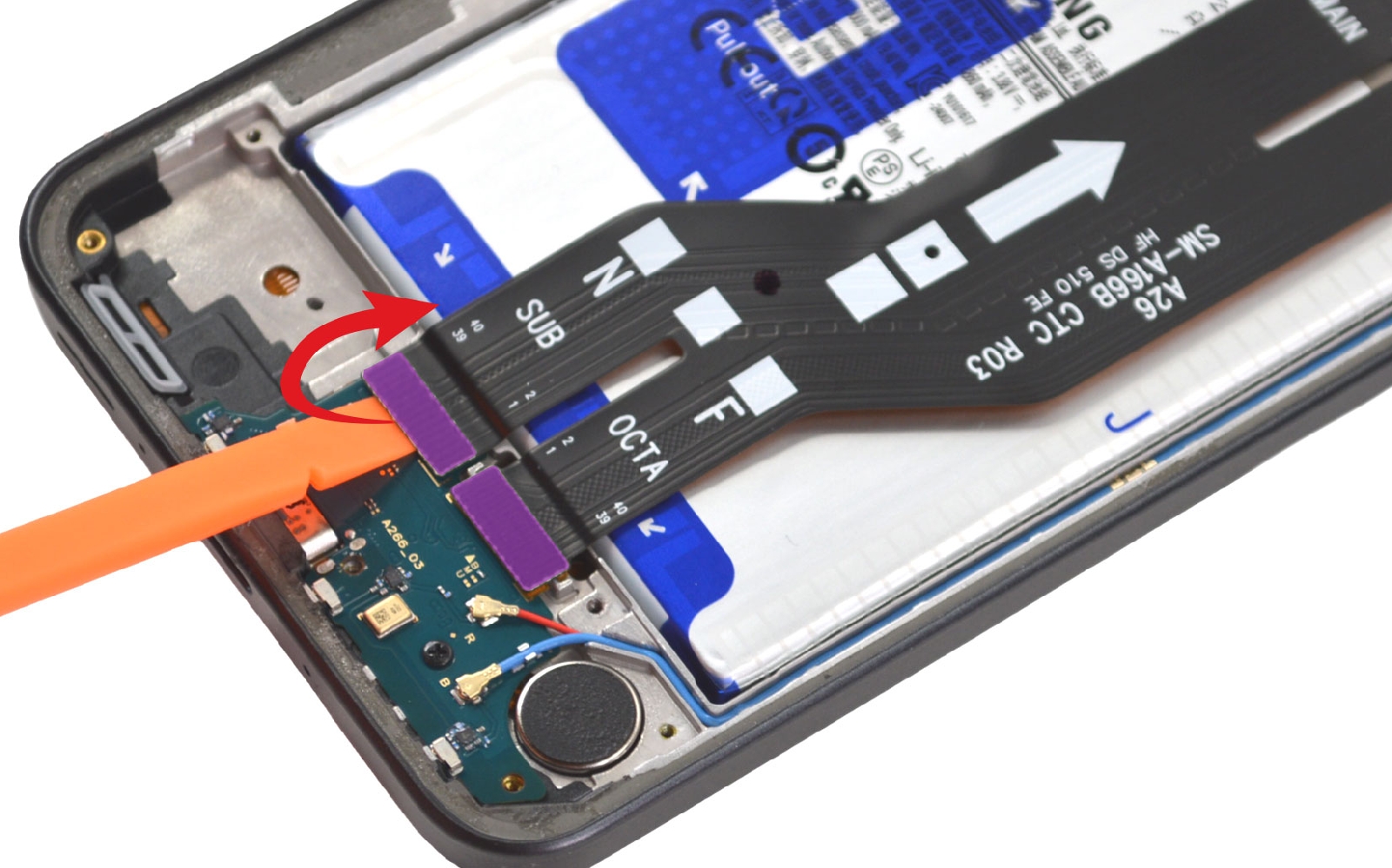 Comment changer le connecteur de charge  sur Galaxy A26 5G photo 1