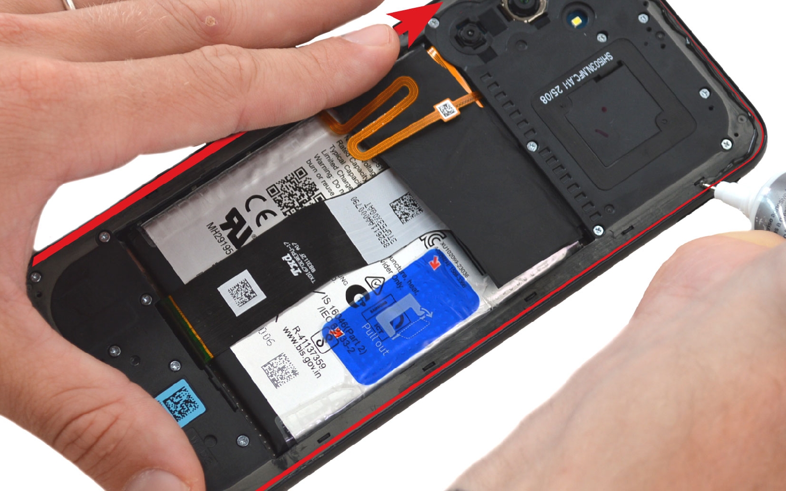 Comment changer la batterie sur Galaxy A05s photo 3