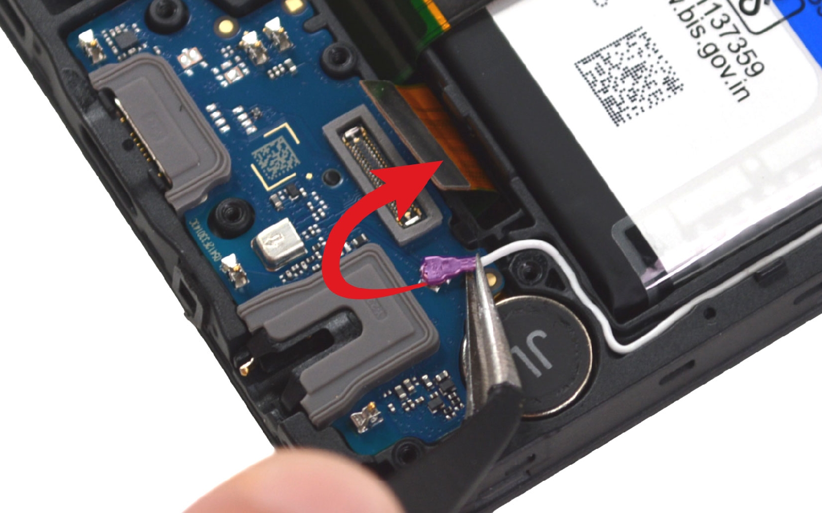 Comment changer le connecteur de charge  sur Galaxy A05s photo 2