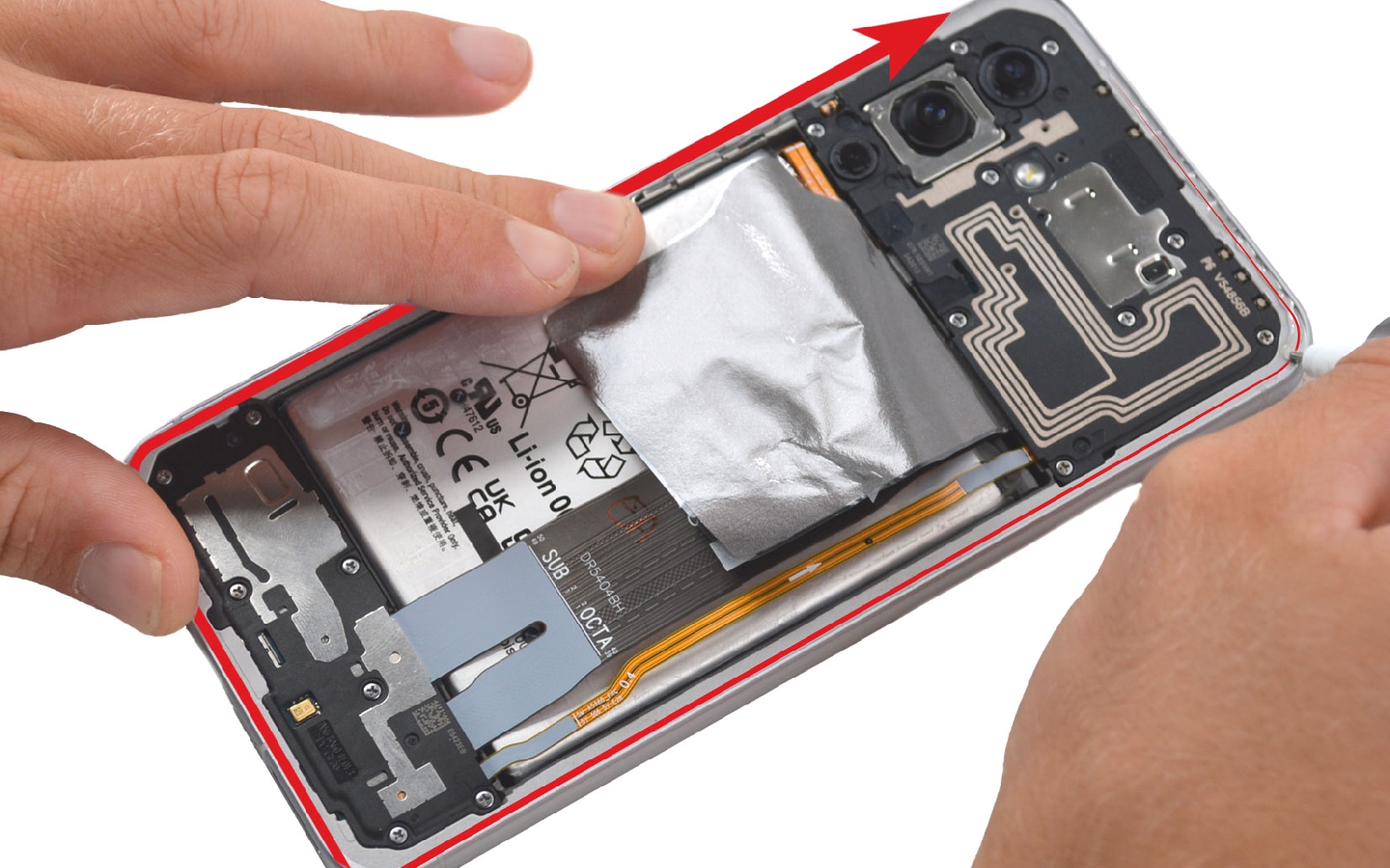 Comment changer la batterie sur Galaxy A56 (5G) photo 2