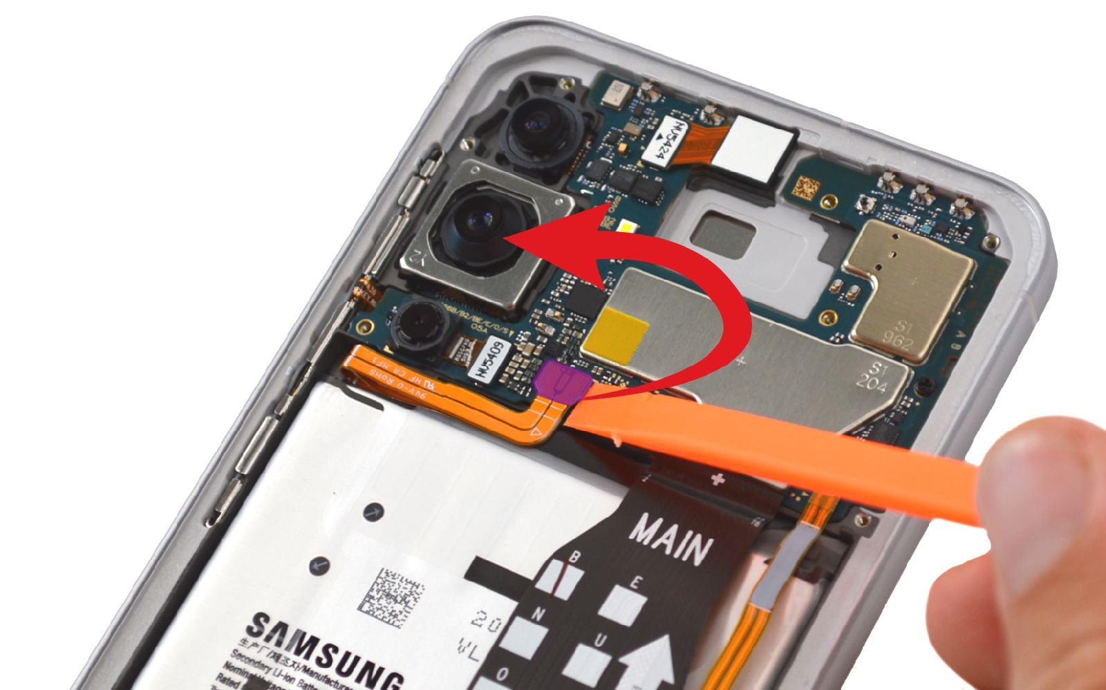 Comment changer la batterie sur Galaxy A56 (5G) photo 4