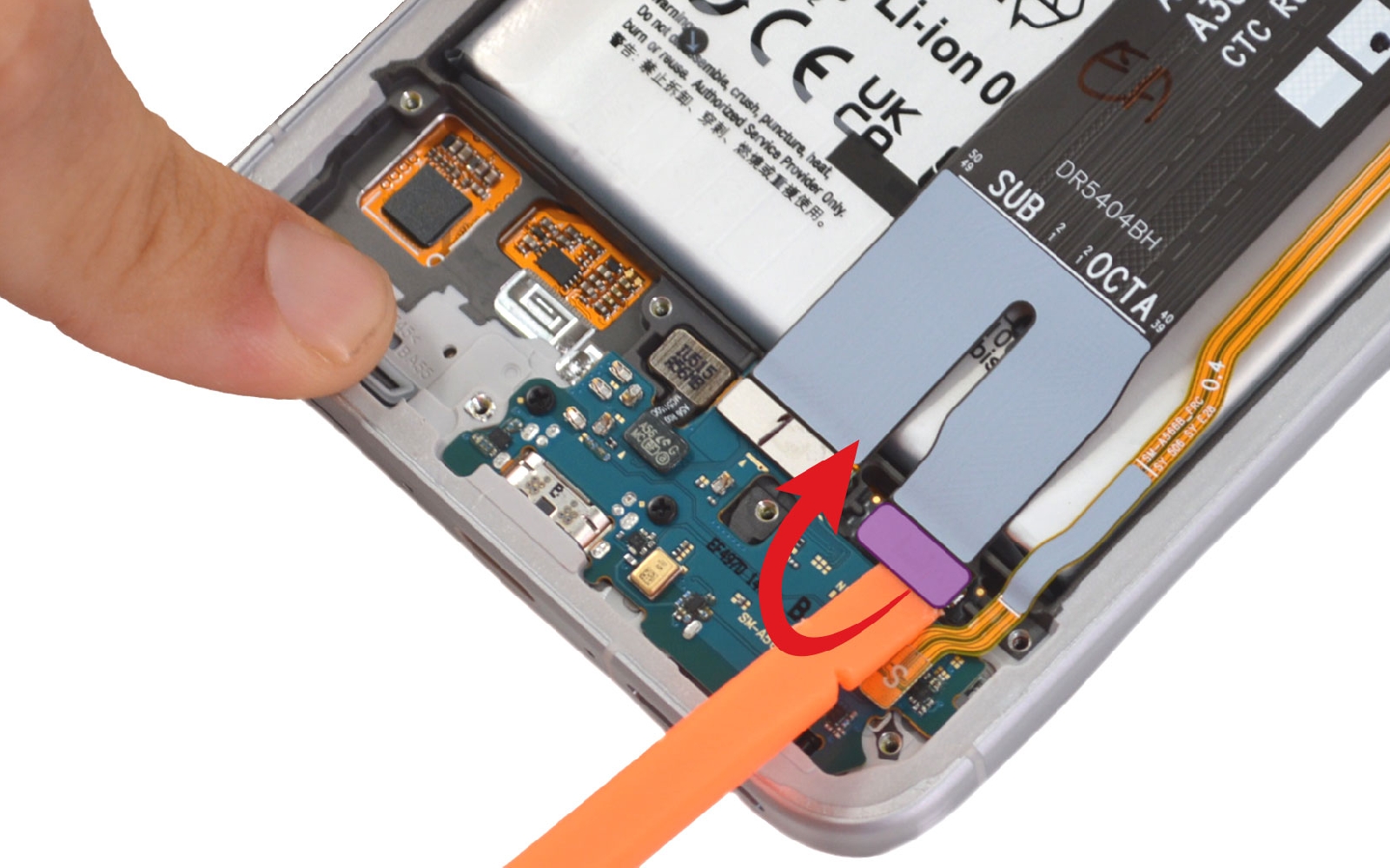 Comment changer la batterie sur Galaxy A56 (5G) photo 2