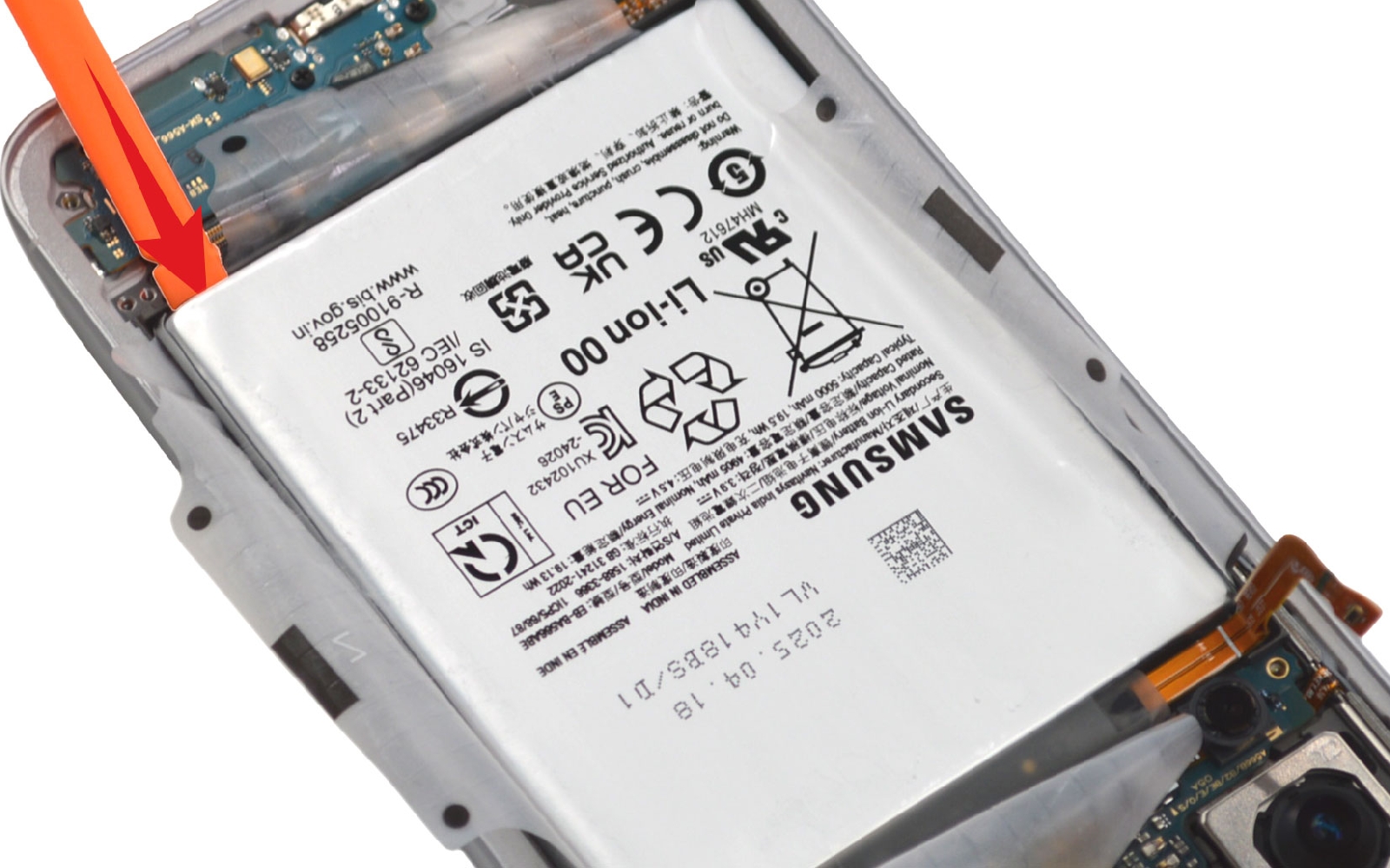 Comment changer la batterie sur Galaxy A56 (5G) photo 1