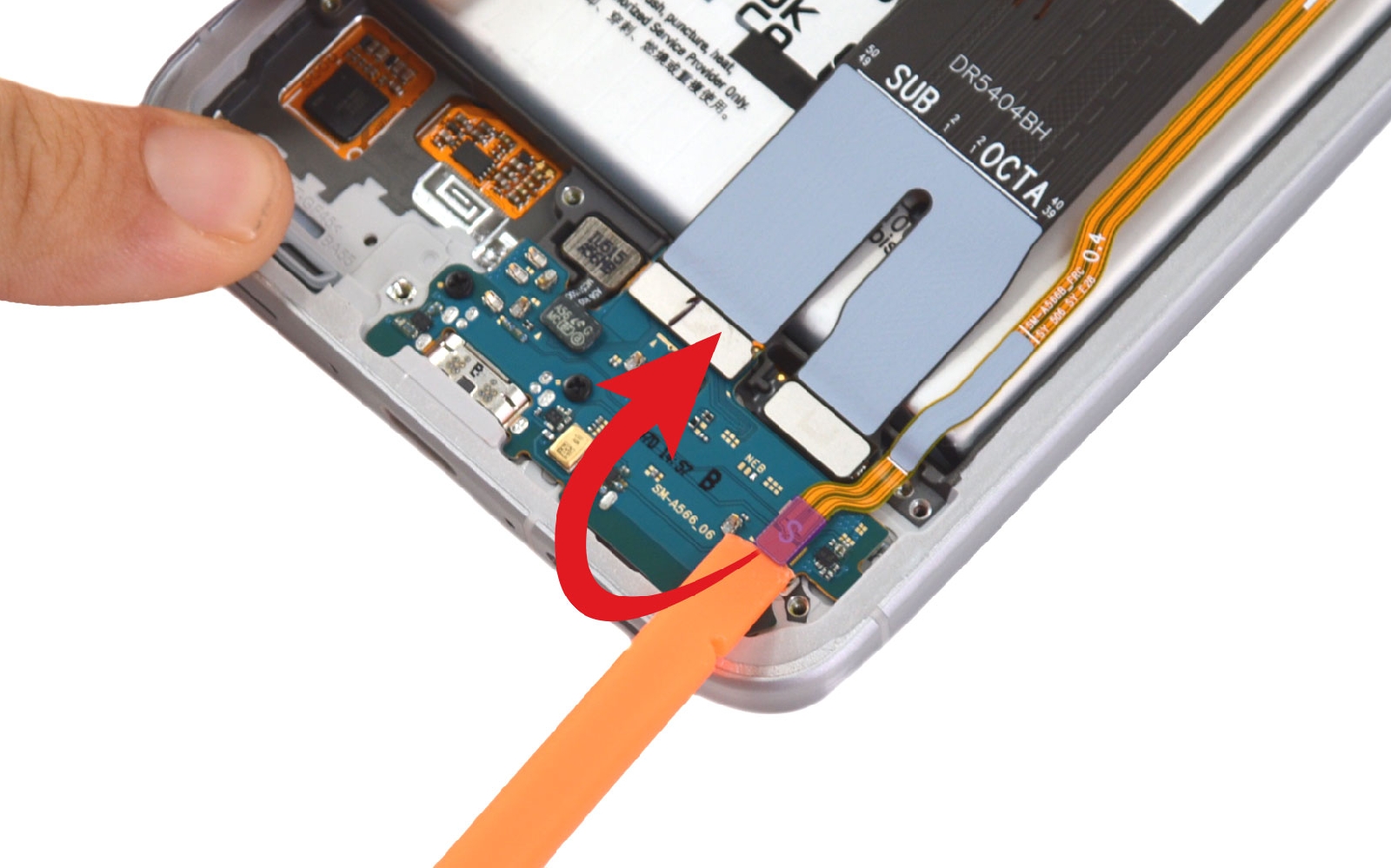 Comment changer le connecteur de charge  sur Galaxy A56 (5G) photo 1