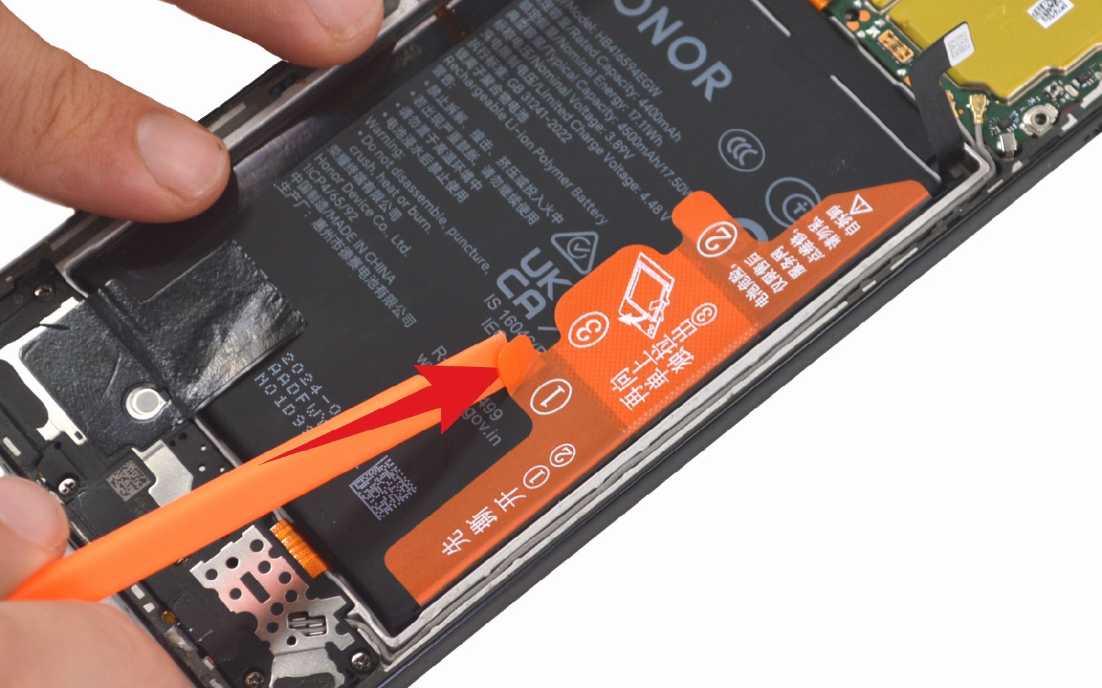 Comment remplacer le bloc écran sur Honor 200 Lite photo 2