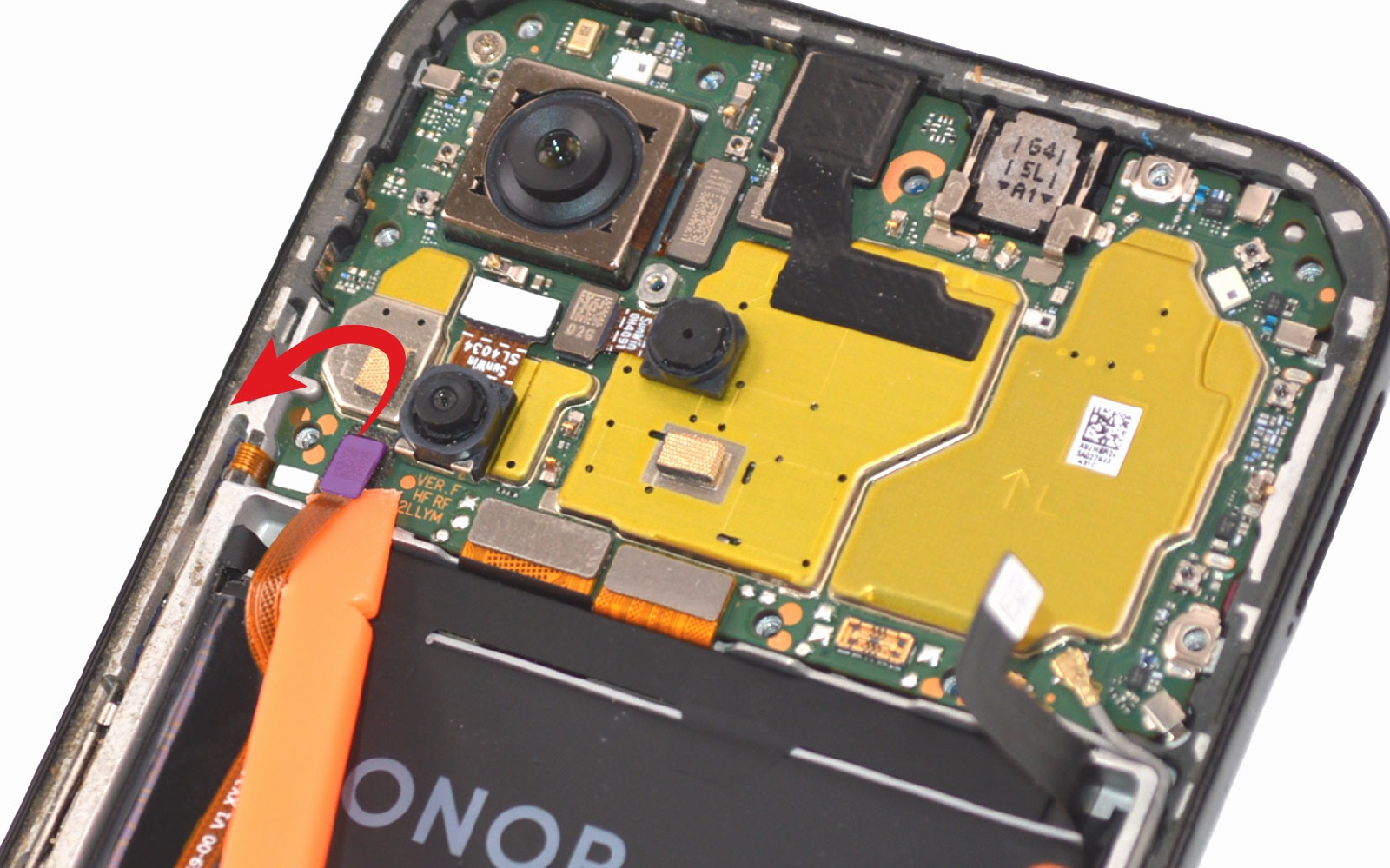 Comment changer la batterie sur Honor 200 Lite photo 1