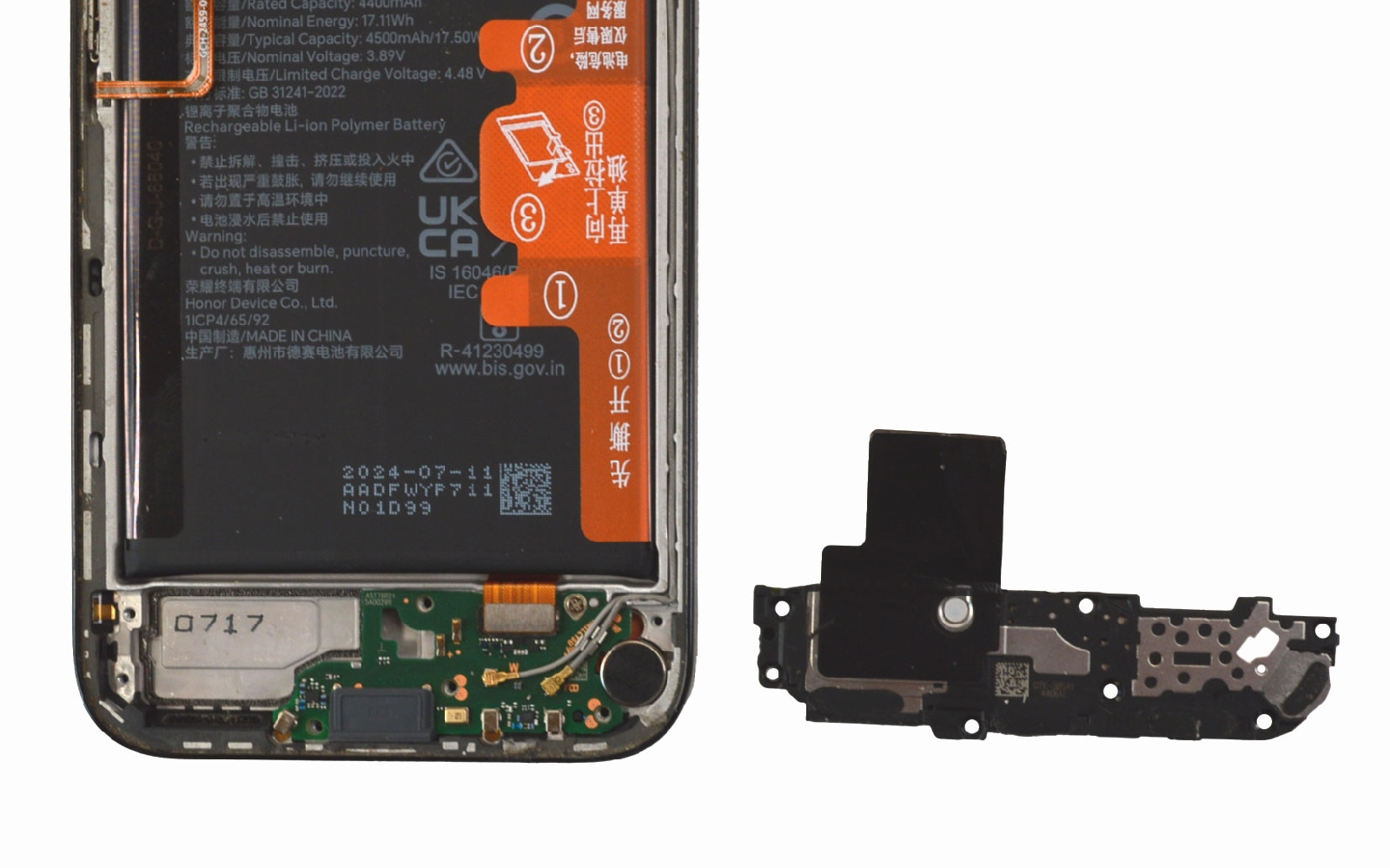 Comment changer le connecteur de charge  sur Honor 200 Lite photo 4