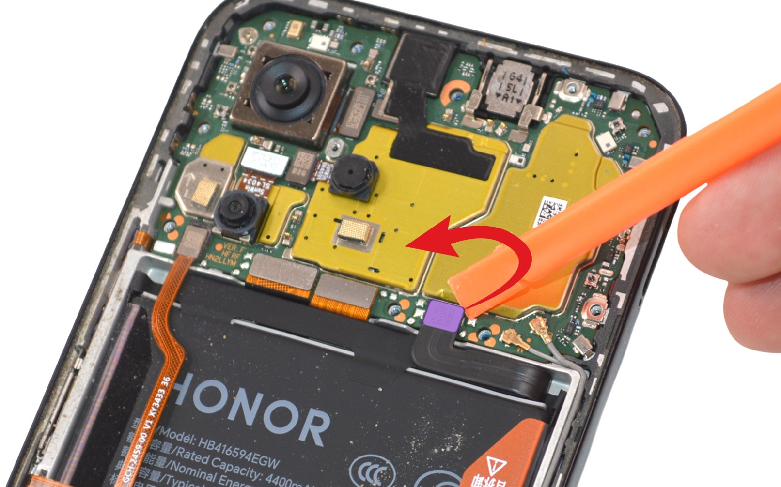 Comment changer le connecteur de charge  sur Honor 200 Lite photo 4