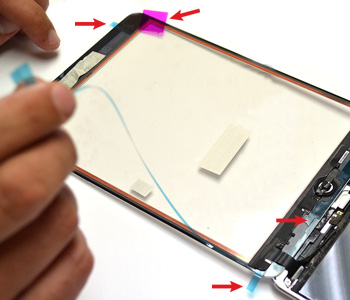 Changement de vitre tactile sur iPad Mini photo 1