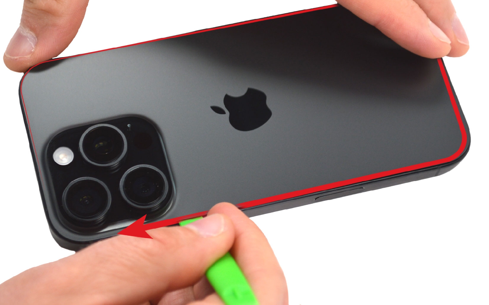 Comment changer la vitre arrière complète sur iPhone 16 Pro photo 3