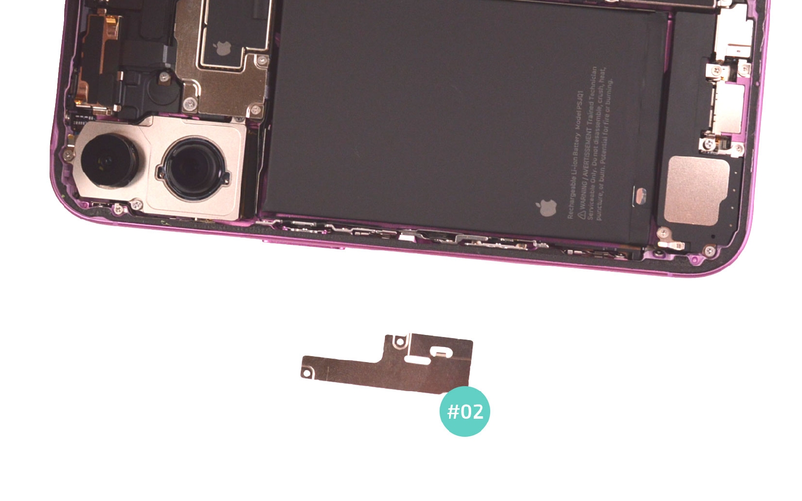 Comment changer la vitre arrière complète sur iPhone 16 photo 3