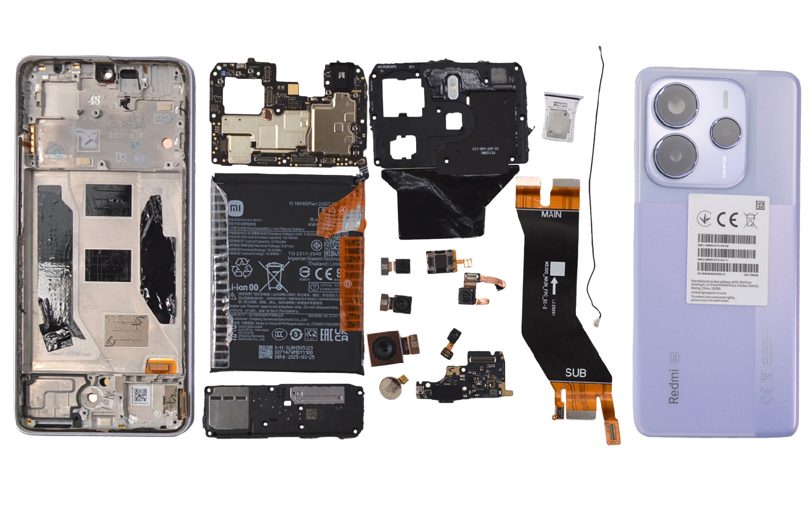 Guide de réparation sur Redmi Note 14 (5G) photo 1