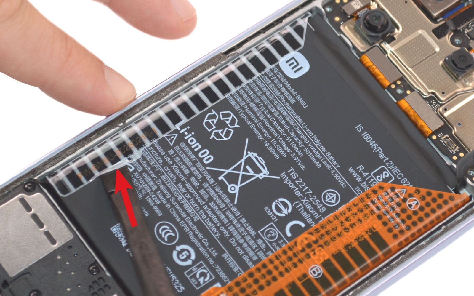 Comment changer la batterie sur Redmi Note 14 (5G) photo 1