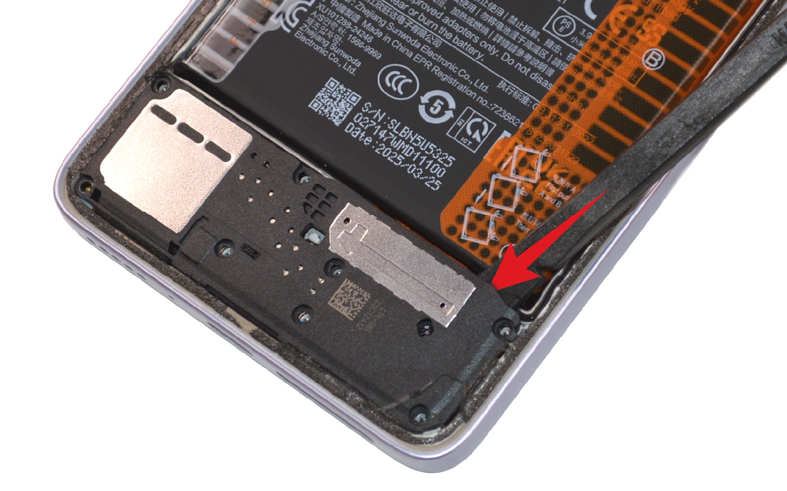 Comment changer le connecteur de charge  sur Redmi Note 14 (5G) photo 1