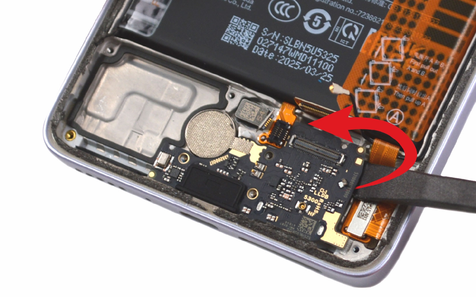 Comment changer le connecteur de charge  sur Redmi Note 14 (5G) photo 2