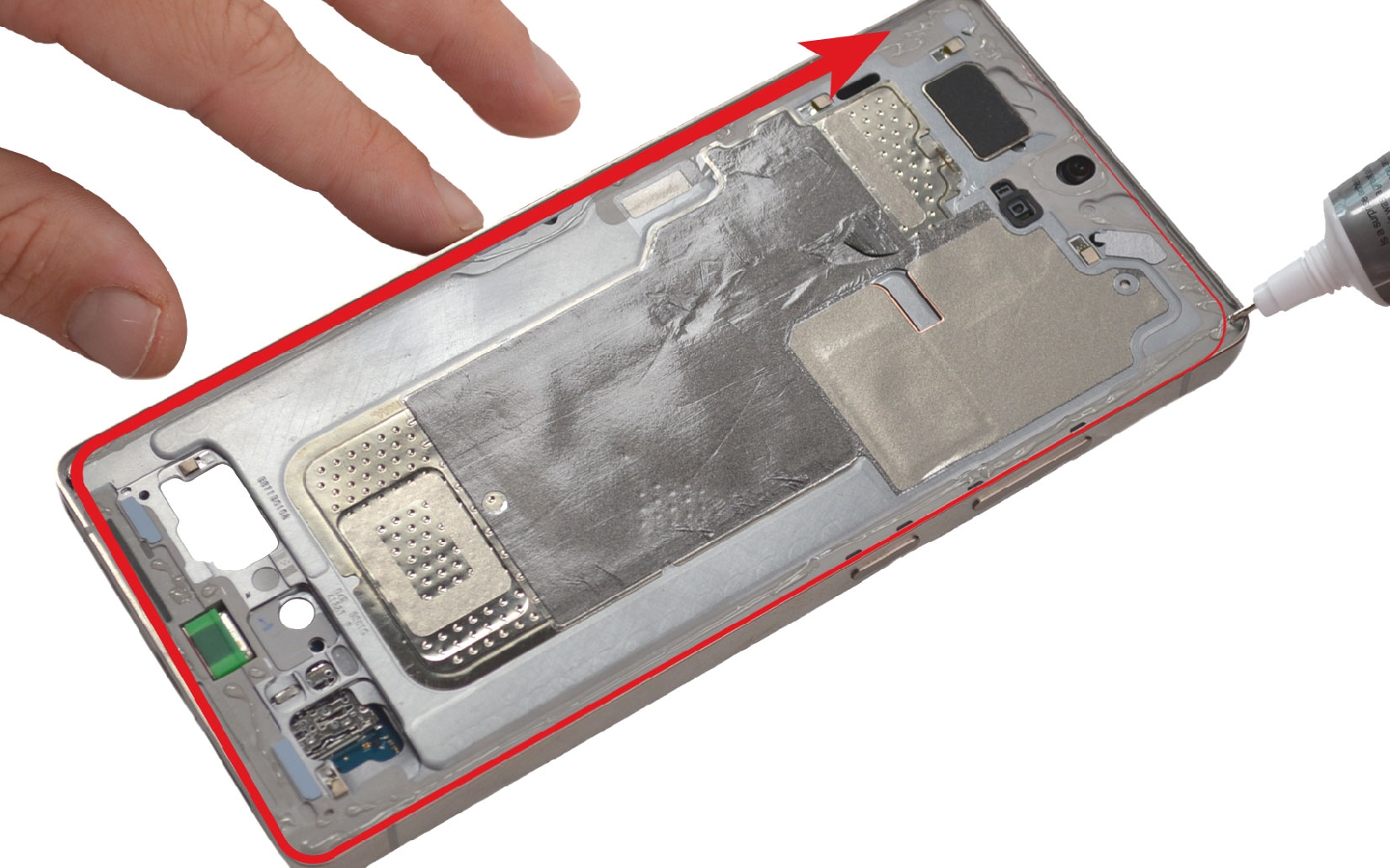 Comment changer l'écran seul sur Galaxy S25 Ultra photo 3