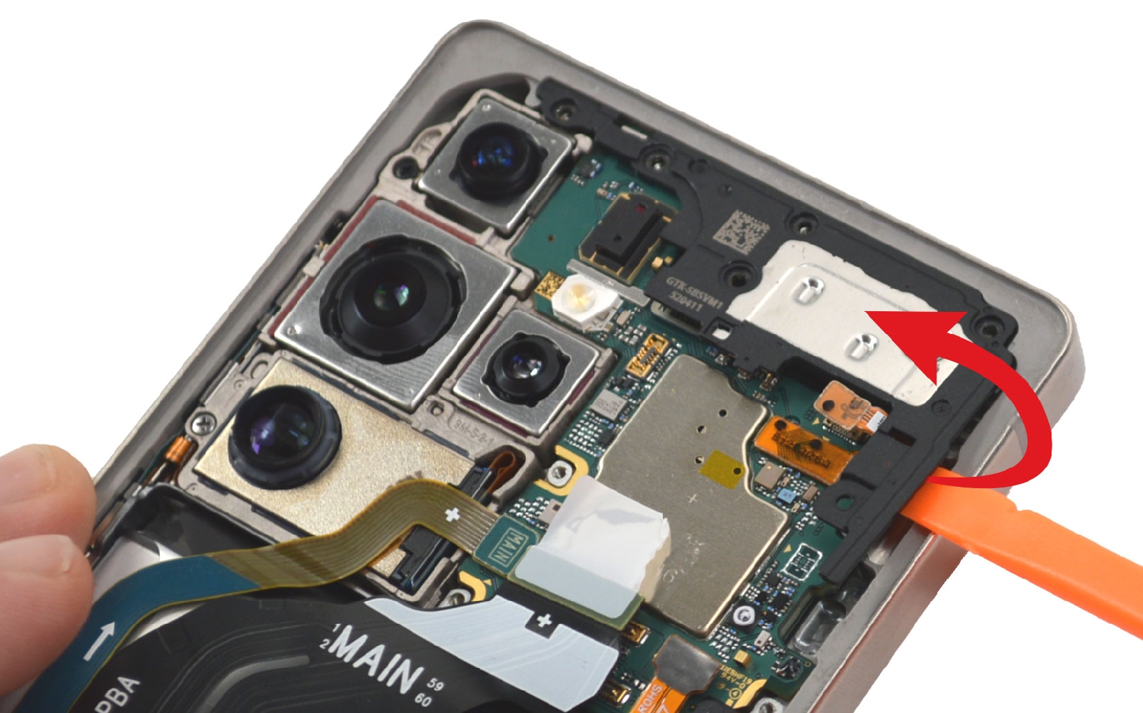 Comment changer l'écran seul sur Galaxy S25 Ultra photo 3