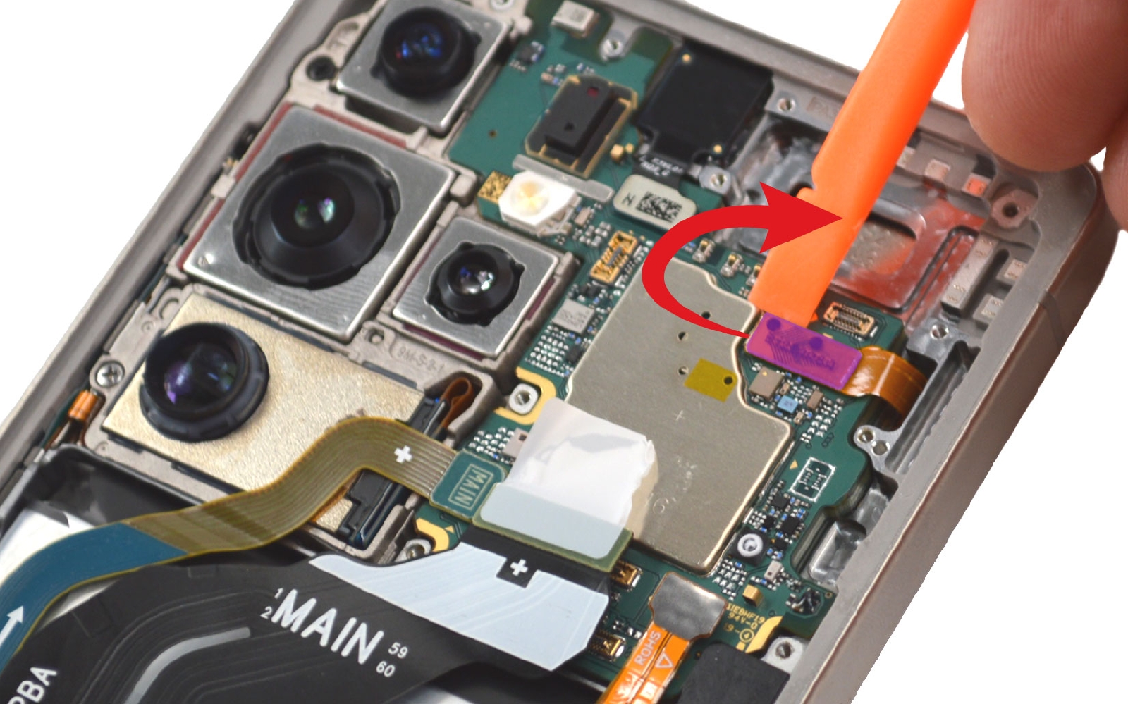 Comment changer l'écran seul sur Galaxy S25 Ultra photo 4