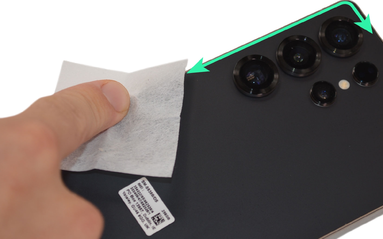 Comment changer la batterie sur Galaxy S25 Ultra photo 3