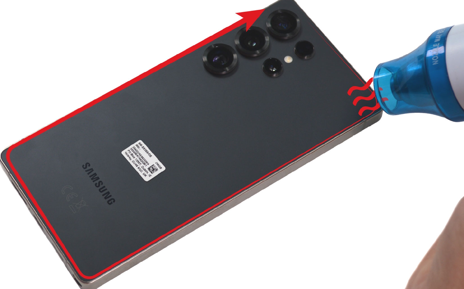 Comment changer la batterie sur Galaxy S25 Ultra photo 3