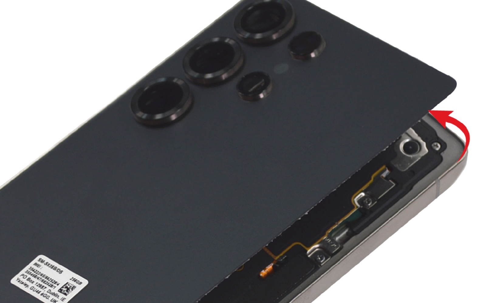 Comment changer la batterie sur Galaxy S25 Ultra photo 1