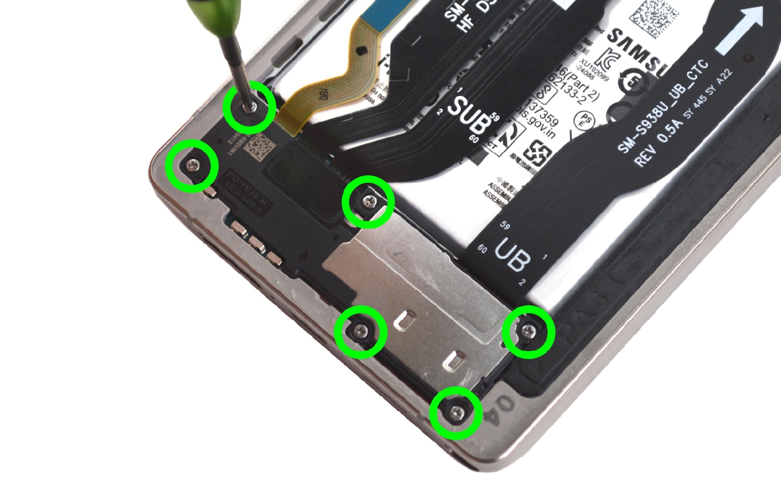 Comment changer la batterie sur Galaxy S25 Ultra photo 1