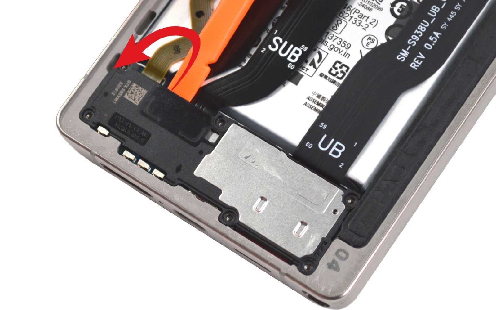 Comment changer la batterie sur Galaxy S25 Ultra photo 2