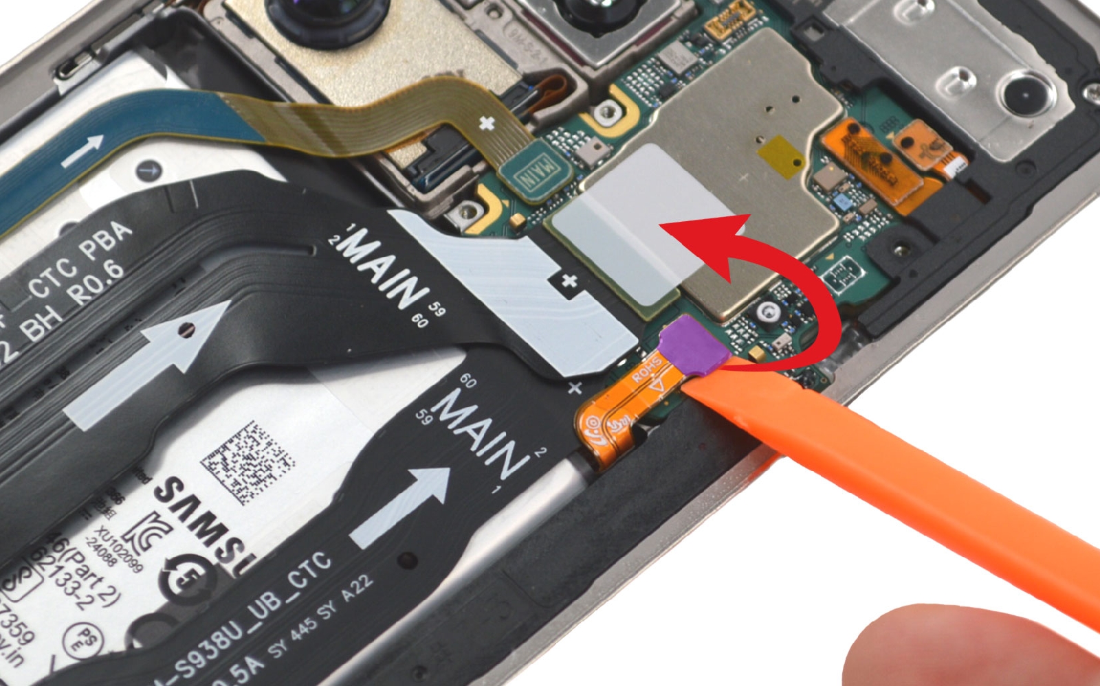 Comment changer le connecteur de charge  sur Galaxy S25 Ultra photo 4