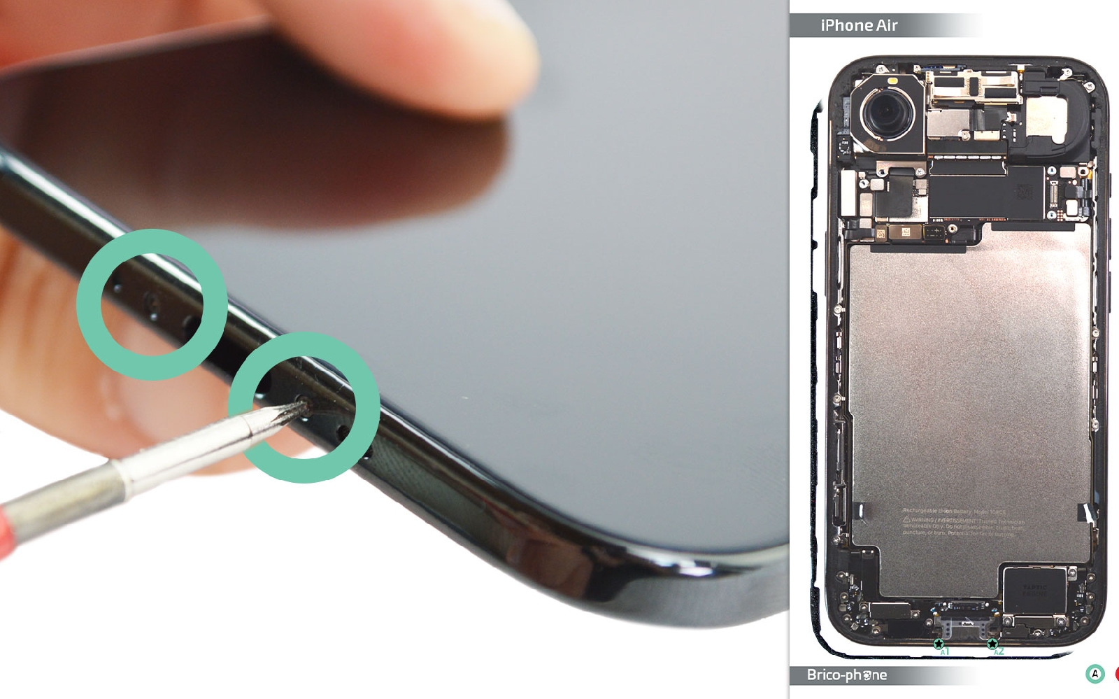 Comment changer la batterie sur iPhone Air photo 3