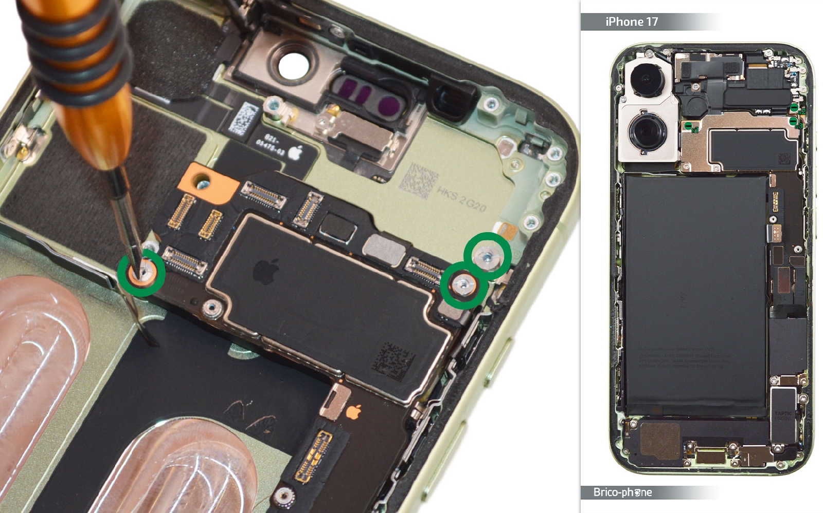 Guide de réparation sur iPhone 17 photo 1
