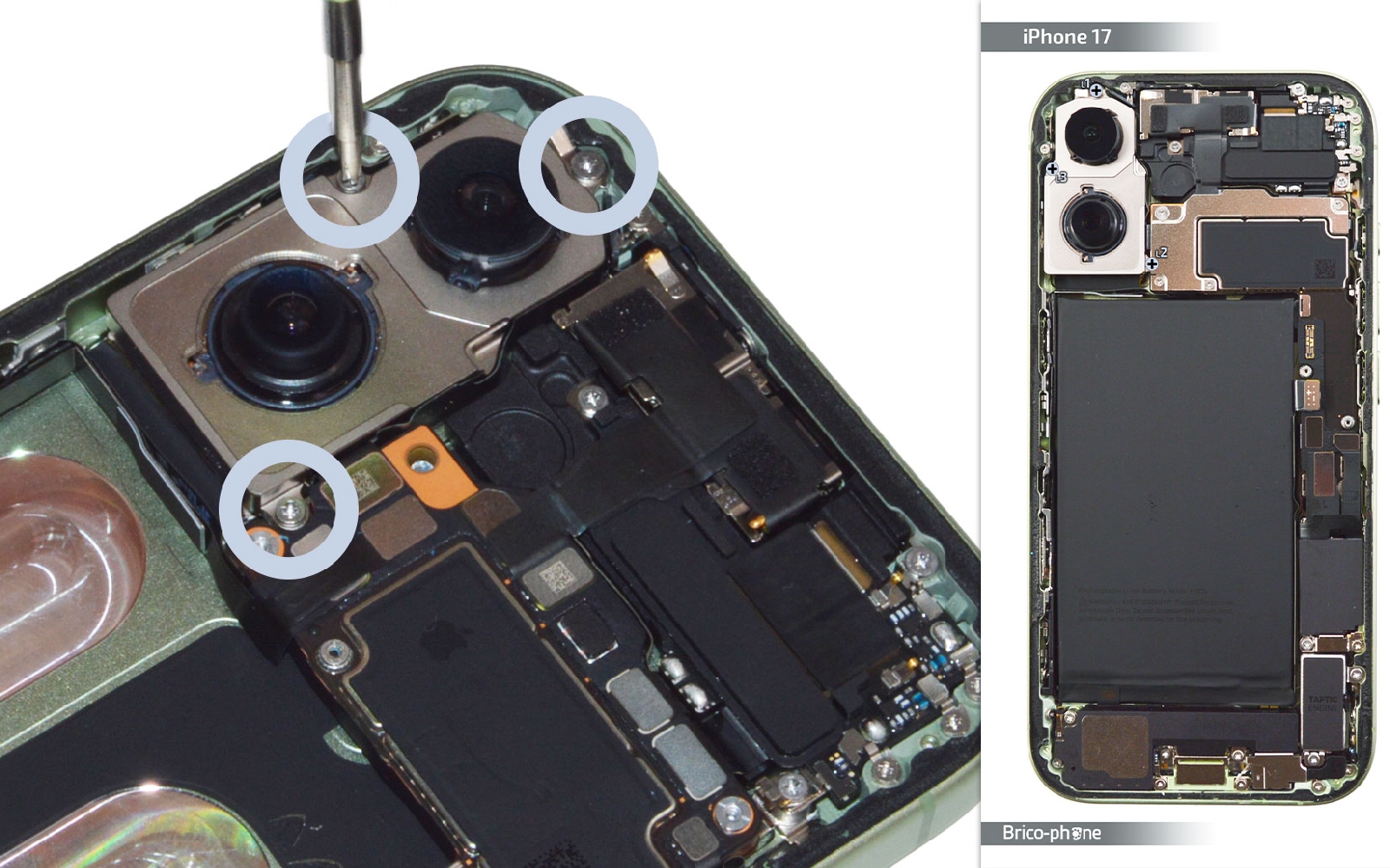 Guide de réparation sur iPhone 17 photo 1