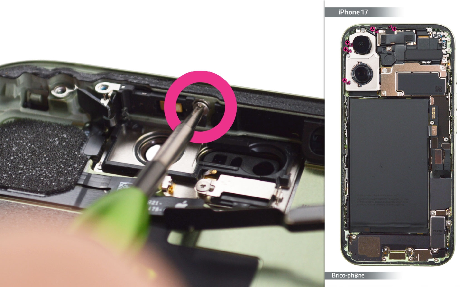 Guide de réparation sur iPhone 17 photo 2