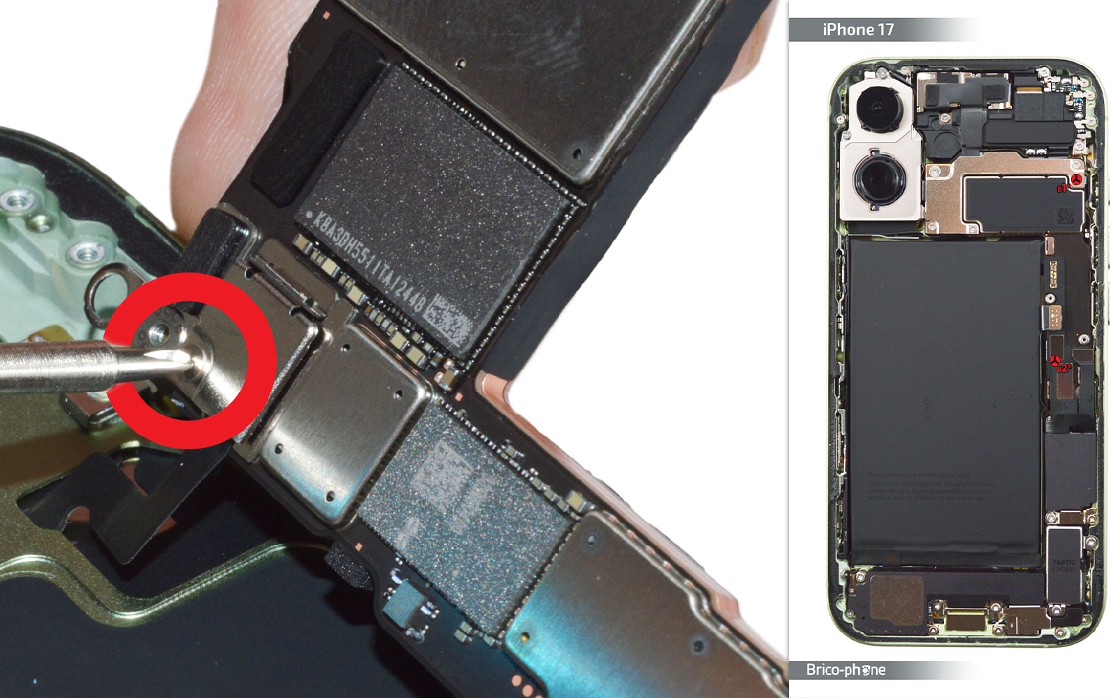 Guide de réparation sur iPhone 17 photo 3