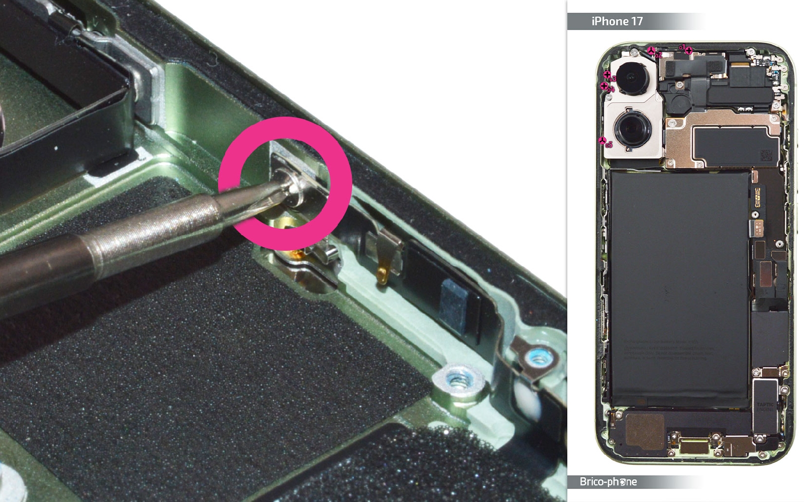 Guide de réparation sur iPhone 17 photo 2