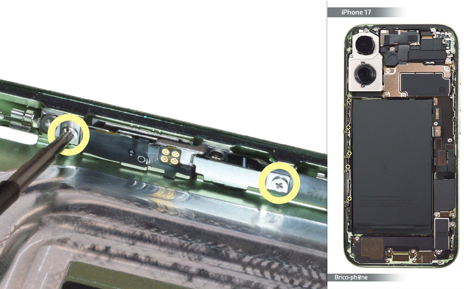 Guide de réparation sur iPhone 17 photo 1