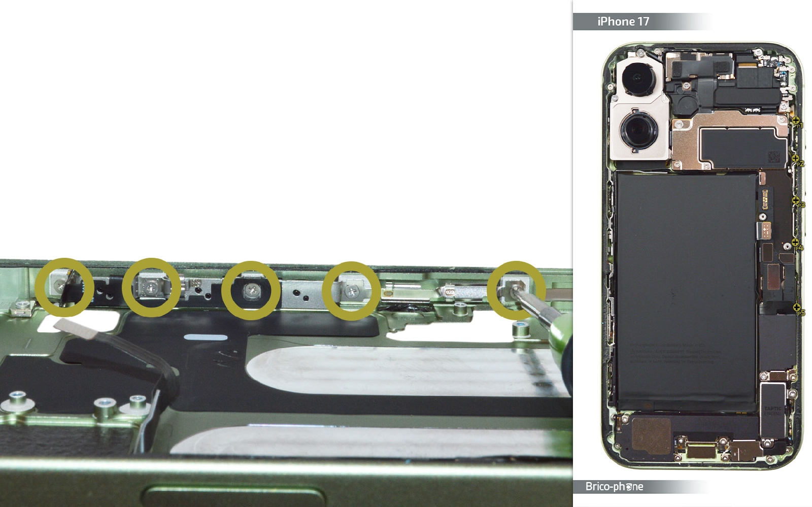 Guide de réparation sur iPhone 17 photo 1