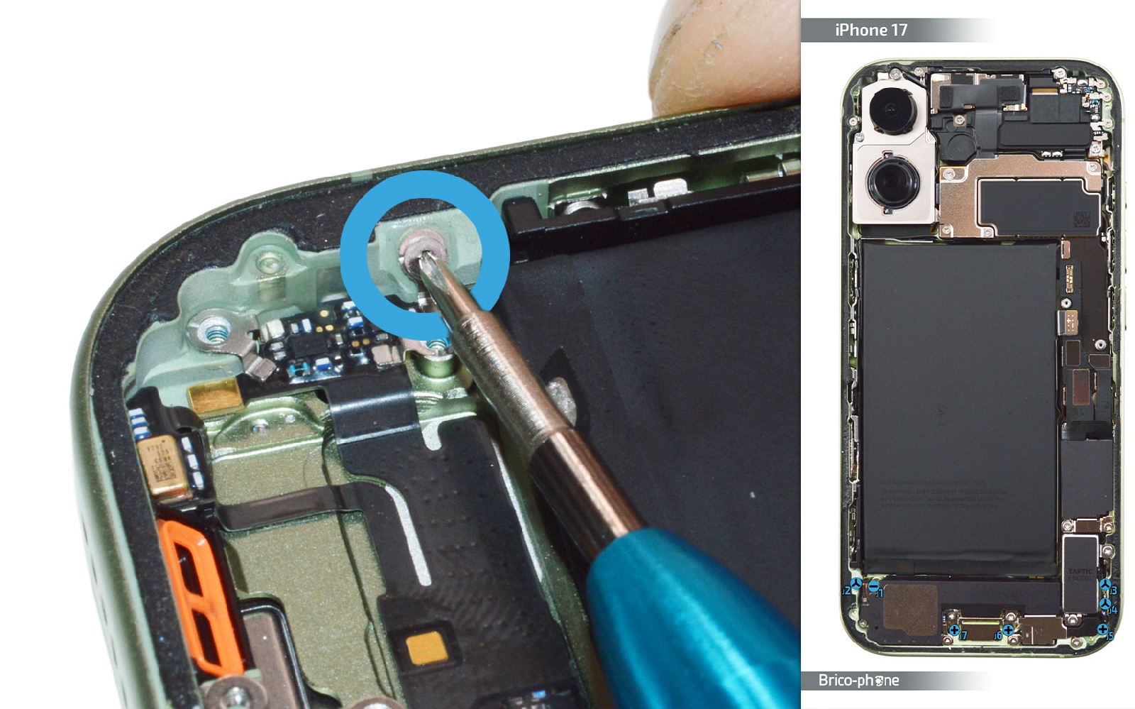 Comment changer le connecteur de charge  sur iPhone 17 photo 1