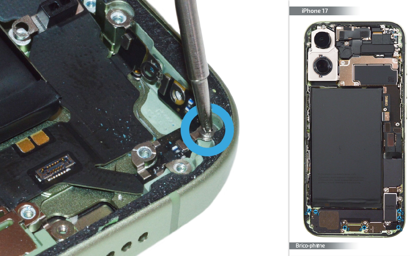 Comment changer le connecteur de charge  sur iPhone 17 photo 3