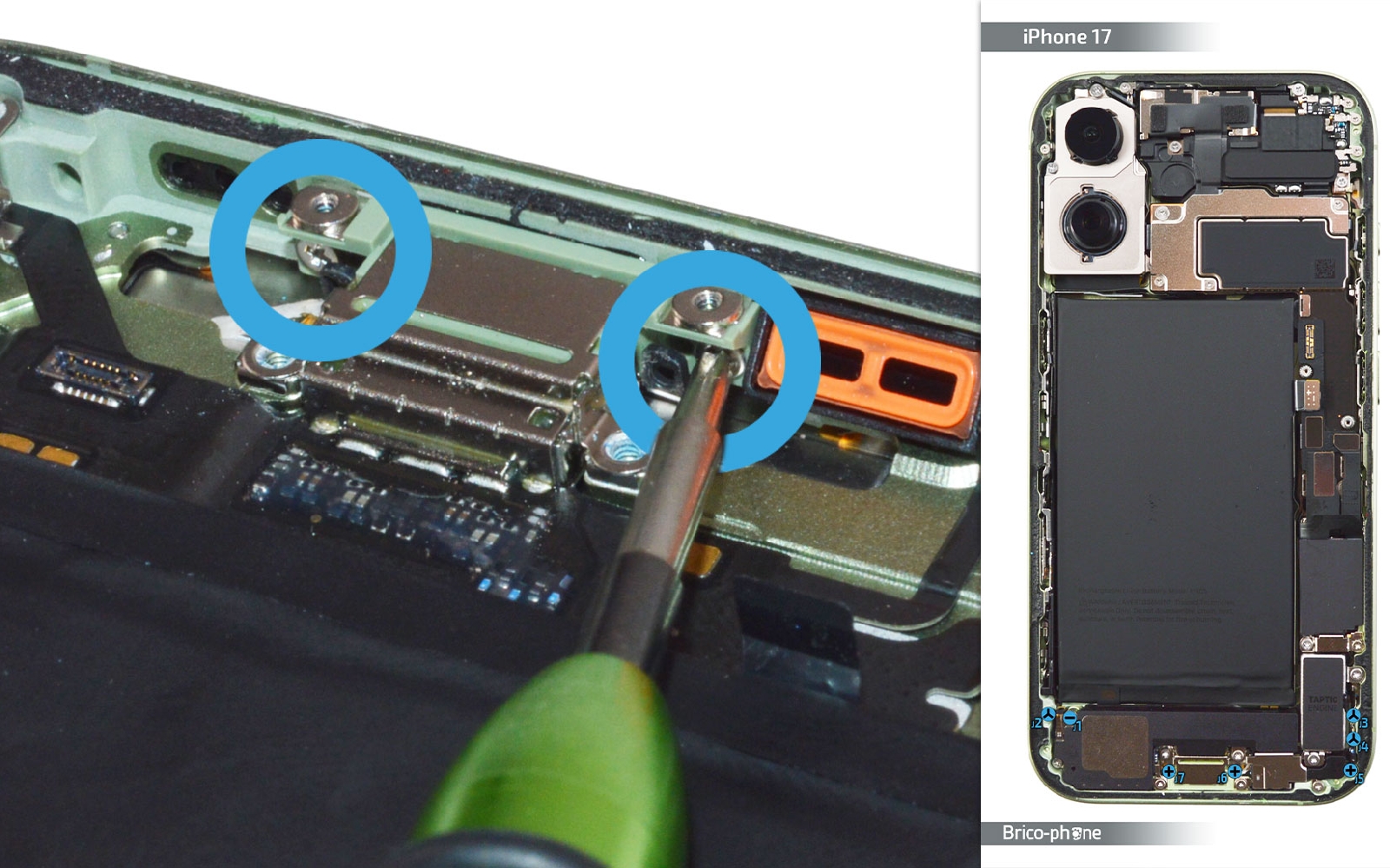 Comment changer le connecteur de charge  sur iPhone 17 photo 4