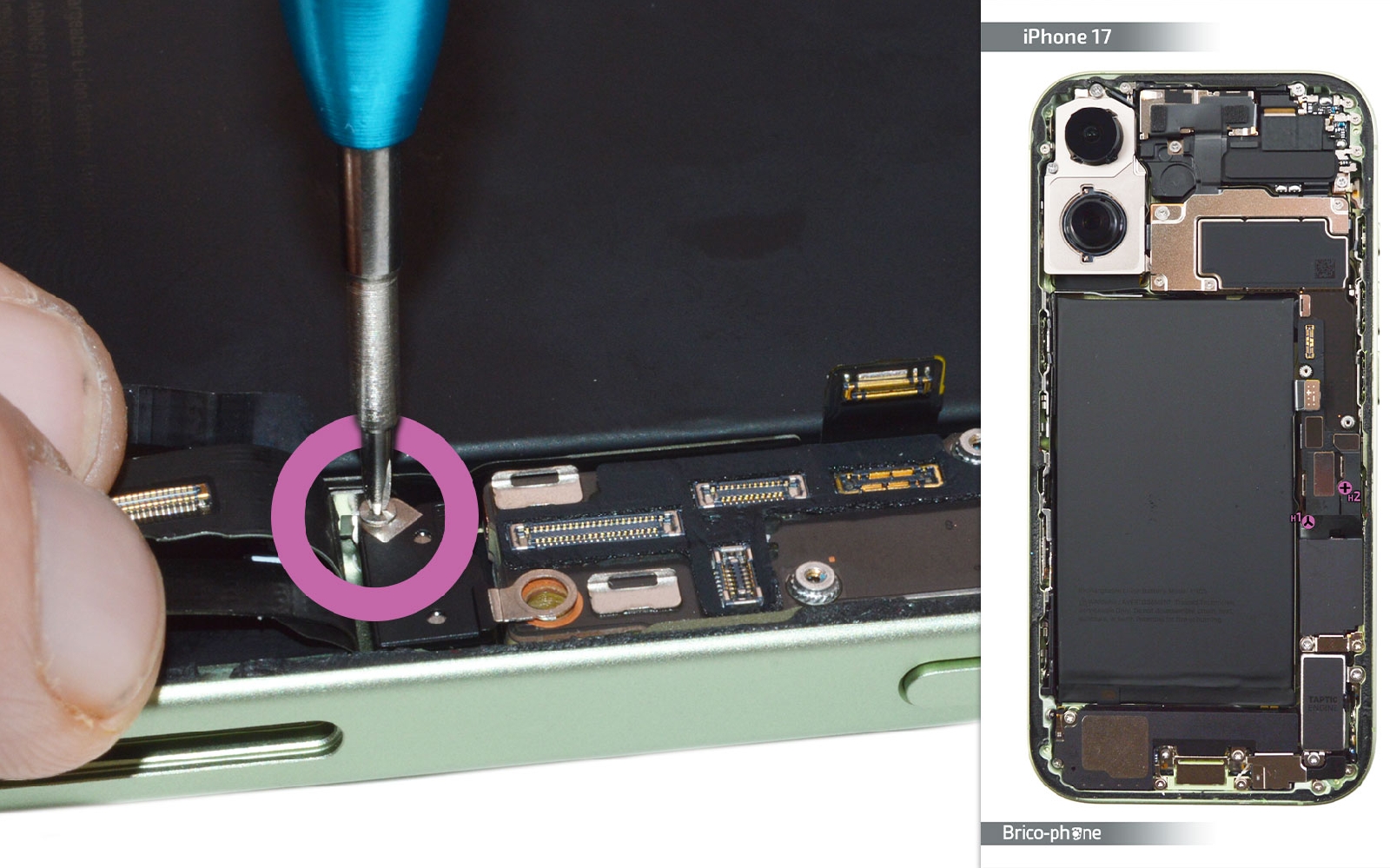 Comment changer le connecteur de charge  sur iPhone 17 photo 2
