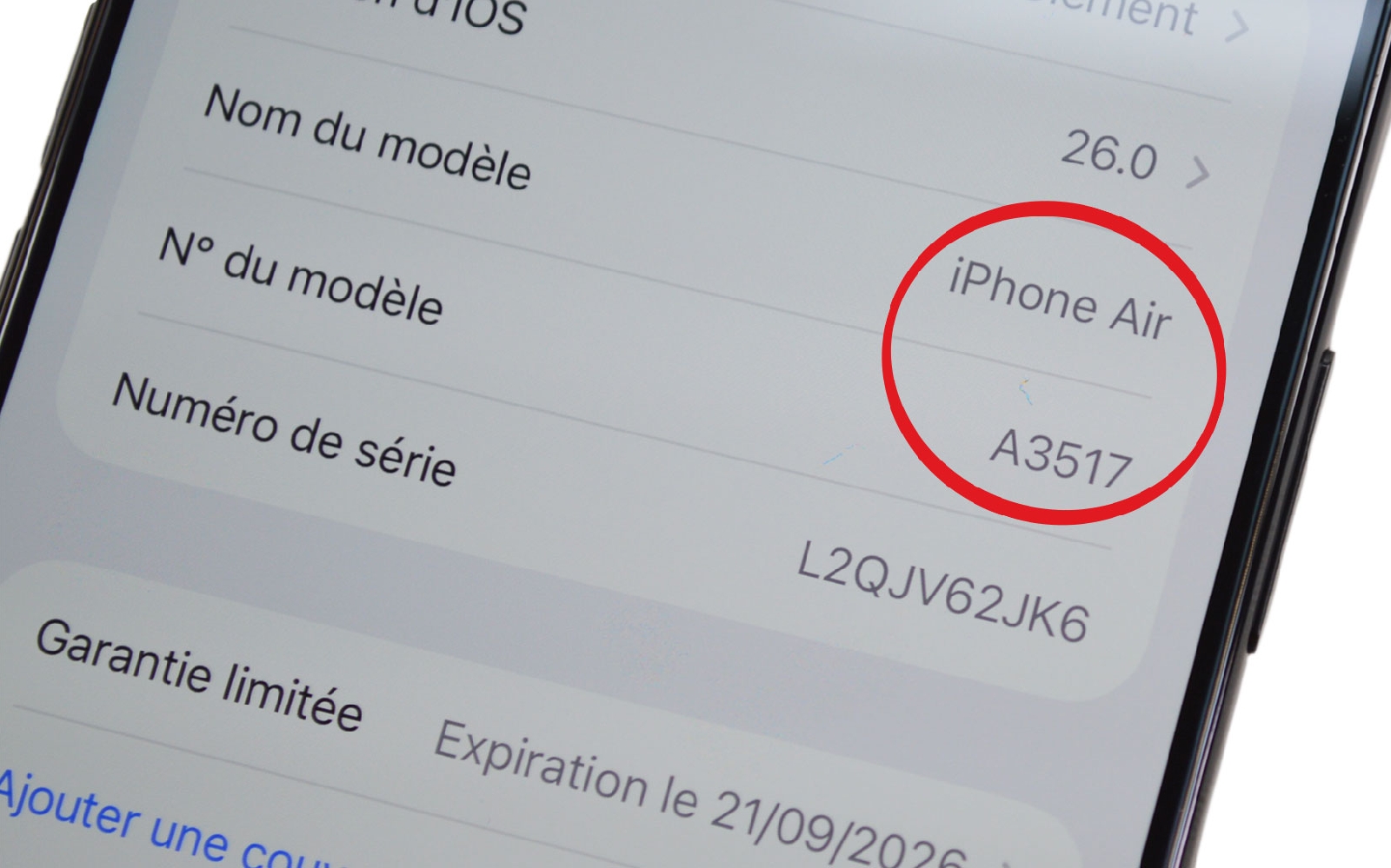 Comment changer le connecteur de charge  sur iPhone Air photo 1