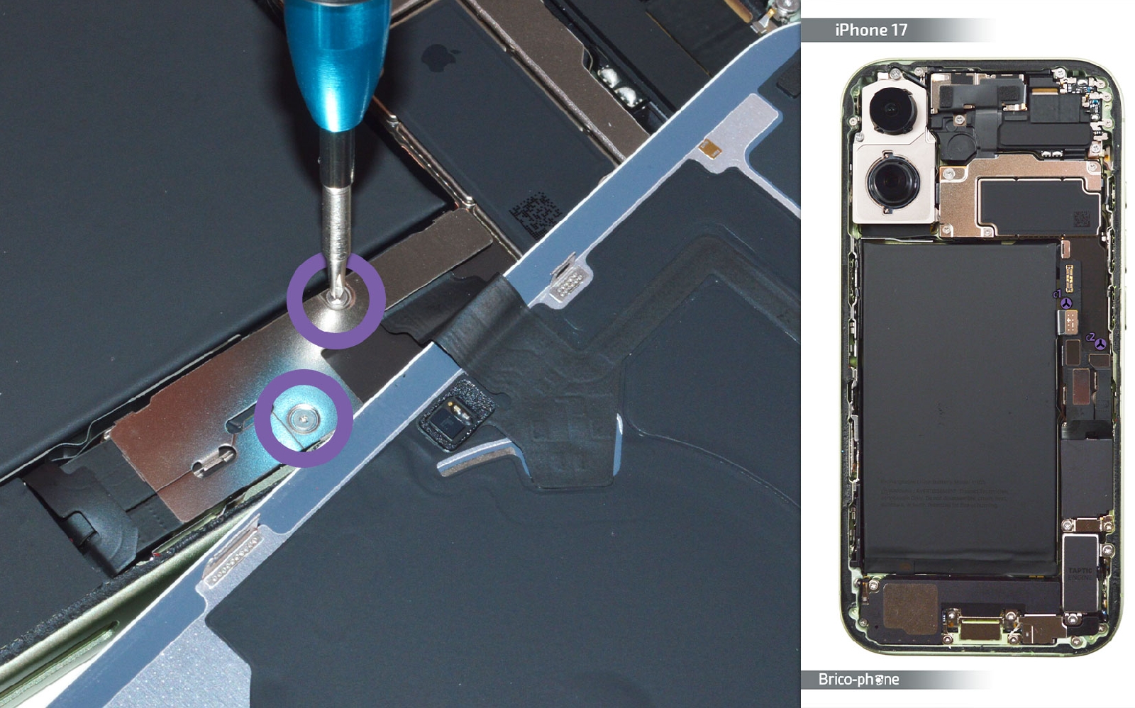 Comment changer le haut-parleur interne sur iPhone 17 photo 2