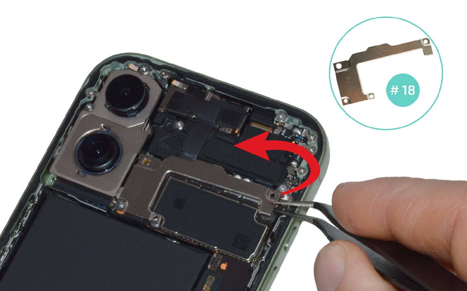 Comment changer le haut-parleur interne sur iPhone 17 photo 2