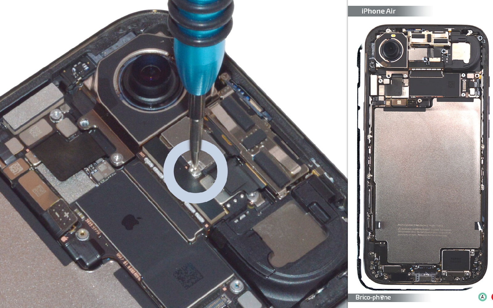 Comment changer le haut-parleur interne sur iPhone Air photo 1